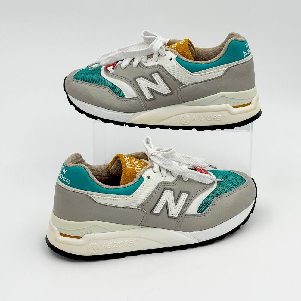 Concepts x New Balance 997.5 Esplanade Grey Teal Yellow Made in USA M9975CN - Picture 3 of 14